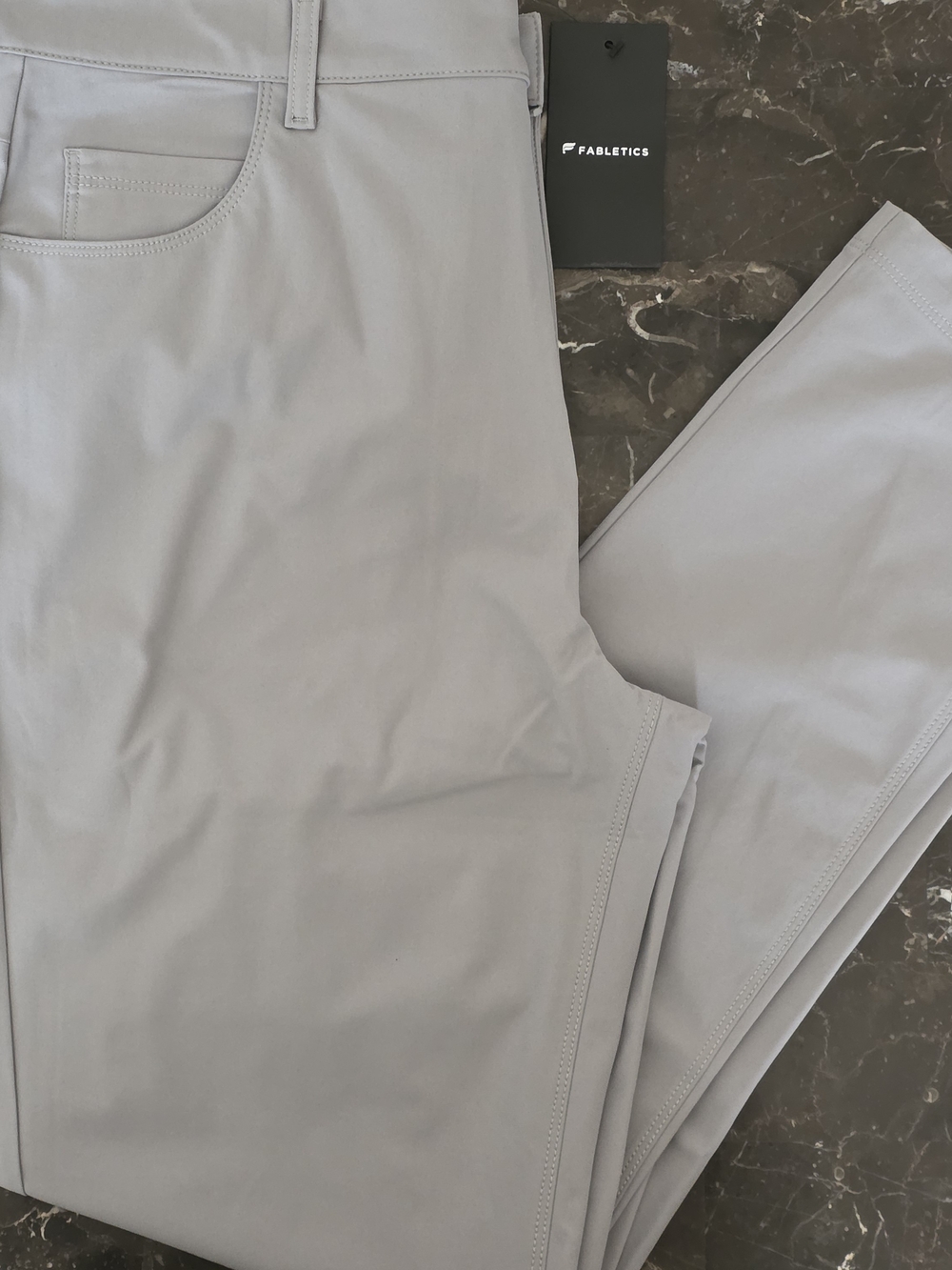 Fabletics Men’s Light Gray Performance Pants